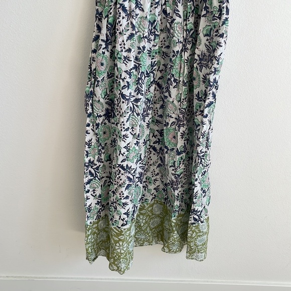 Alix of Bohemia Blue green floral Luna Jardin dress S - Picture 11 of 14